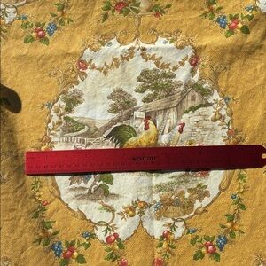 Kaufmann Printed Yellow Floral Cotton Fabric Panel